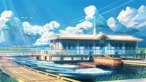 Rating: Safe Score: 0 Tags: background boat cloud eroge highres house no_humans outdoors sky summer water User: (automatic)Anonymous