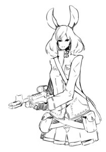Rating: Safe Score: 0 Tags: animal_ears bag bunny_ears character_request gun kvaderate monochrome oxykoma_(artist) short_hair sketch tagme weapon User: (automatic)Anonymous