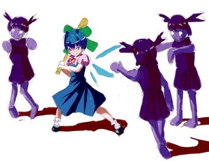 Rating: Safe Score: 0 Tags: baseball_bat blue_hair bow cirno darkening dress parody purple_hair shadow sketch touhou t_t twintails unyl-chan wings zombie User: (automatic)timewaitsfornoone