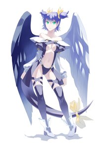 Rating: Safe Score: 0 Tags: artist_request bow breasts cosplay crossover dizzy green_eyes guilty_gear highres midriff navel purple_hair revealing_clothes tail twintails underboob unyl-chan wings User: (automatic)Anonymous