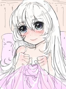 Rating: Safe Score: 0 Tags: bare_shoulders bed blue_eyes blush long_hair /o/ oekaki sketch white_hair User: (automatic)Anonymous