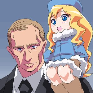 Rating: Safe Score: 0 Tags: 1boy blonde_hair blue_eyes blush child futaba_channel hat long_hair open_mouth politician putin russia-oneesama simple_background sitting /tan/ winter_clothes User: (automatic)nanodesu