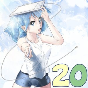 Rating: Safe Score: 0 Tags: blue_eyes blue_hair f2d_(artist) has_child_posts madskillz_thread_oppic pen short_hair shorts sky tablet top usb wire User: (automatic)nanodesu