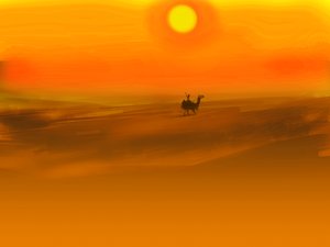 Rating: Safe Score: 0 Tags: desert landscape outdoors riding sky sun User: (automatic)nanodesu