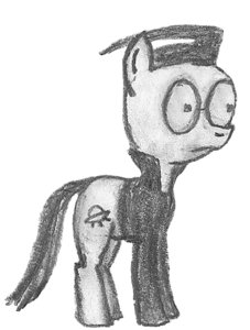 Rating: Safe Score: 0 Tags: animal /bro/ character_request crossover invader_zim monochrome my_little_pony my_little_pony_friendship_is_magic no_humans pony ponyfication simple_background sketch style_parody tagme traditional_media zim User: (automatic)Anonymous