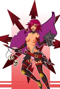 Rating: Explicit Score: 0 Tags: belt blood breasts chaos collar cultist-chan elbow_gloves flag gloves hair_over_one_eye no_bra panties piercing purple_hair striped tattoo warhammer_40k weapon User: (automatic)Anonymous