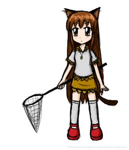 Rating: Safe Score: 0 Tags: animal_ears brown_hair cat_ears chibi long_hair net sauce_(artist) simple_background tail uvao-chan yellow_eyes User: (automatic)nanodesu