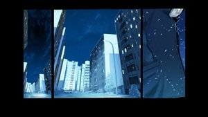 Rating: Safe Score: 0 Tags: city cityscape collage eroge from_below highres house night outdoors sky snow winter User: (automatic)Anonymous
