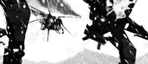 Rating: Safe Score: 0 Tags: bomb-kun_(artist) helicopter monochrome no_humans snow User: (automatic)nanodesu