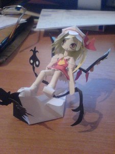 Rating: Safe Score: 0 Tags: blonde_hair figure flandre_scarlet hat papercraft photo red_eyes /to/ touhou wings User: (automatic)nanodesu