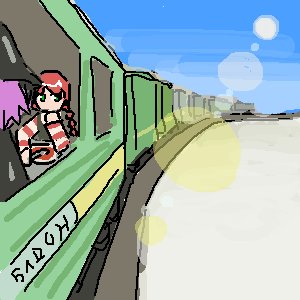Rating: Safe Score: 0 Tags: braid darker_than_black green_eyes lowres /o/ oekaki outdoors red_hair striped suou_pavlichenko tagme train twin_braids unyl-chan unylmage User: (automatic)Anonymous