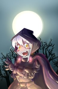 Rating: Safe Score: 0 Tags: blush blush_stickers cloak co_(artist) fang full_moon gloves hood main_page night open_mouth outdoors tree white_hair yellow_eyes User: (automatic)Anonymous