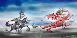 Rating: Safe Score: 0 Tags: armor dragon fantasy horse knight lance medieval running weapon User: (automatic)Anonymous