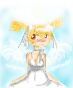 Rating: Safe Score: 0 Tags: alternate_costume blush dress dvach-tan fang orange_hair red_eyes ribbon sky twintails wings User: (automatic)nanodesu