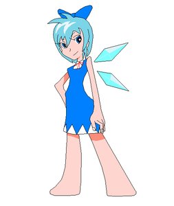 Rating: Safe Score: 0 Tags: blue_eyes blue_hair bow cirno dress panty_&_stocking_with_garterbelt parody short_hair simple_background style_parody touhou wings User: (automatic)Anonymous