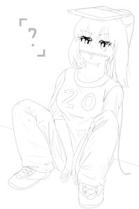 Rating: Safe Score: 0 Tags: f2d_(artist) monochrome sitting sketch tablet tagme wire User: (automatic)nanodesu