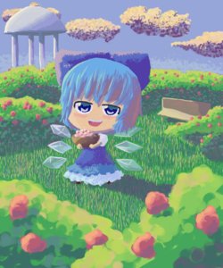 Rating: Safe Score: 0 Tags: b-fractal_(artist) blue_eyes blue_hair cirno cloud grass touhou User: (automatic)ii