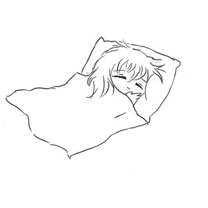 Rating: Safe Score: 0 Tags: 1girl blanket closed_eyes lying monochrome pillow puhovichok-chan simple_background sketch sleeping solo User: (automatic)Koto-kun
