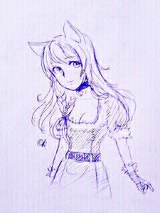 Rating: Safe Score: 0 Tags: animal_ears braid long_hair lowres monochrome nekomimi sketch uvao-chan User: (automatic)Anonymous