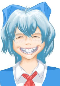 Rating: Safe Score: 0 Tags: blue_hair bow cirno dress madskillz_thread_oppic short_hair teeth User: (automatic)lol.me