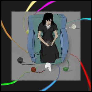 Rating: Safe Score: 0 Tags: black_hair chair dress from_above karat sitting User: (automatic)nanodesu