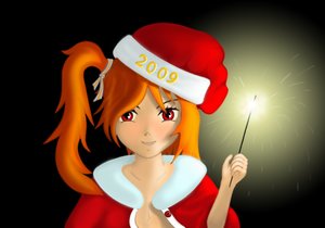Rating: Safe Score: 0 Tags: alternate_costume alternate_hairstyle dvach-tan hat new_year orange_hair red_eyes simple_background smile sparkler /tan/ twintails winter_clothes User: (automatic)nanodesu