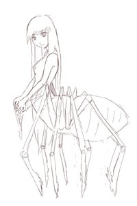 Rating: Explicit Score: 0 Tags: arachne long_hair monster_girl sketch spider spider_girl User: (automatic)nanodesu
