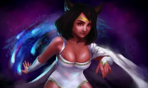 Rating: Safe Score: 0 Tags: animal_ears black_hair breasts cleavage dark_skin felicette first_rule nekomimi realistic red_eyes short_hair User: (automatic)Anonymous