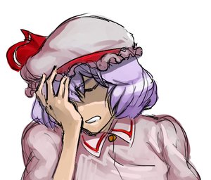 Rating: Safe Score: 0 Tags: bow colored facepalm purple_hair remilia_scarlet short_hair sketch touhou User: (automatic)Willyfox