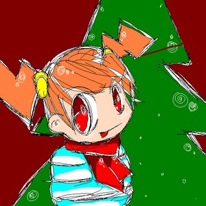 Rating: Safe Score: 0 Tags: alternate_costume chibi dvach-tan new_year orange_hair red_eyes scarf simple_background sketch striped tree twintails User: (automatic)nanodesu