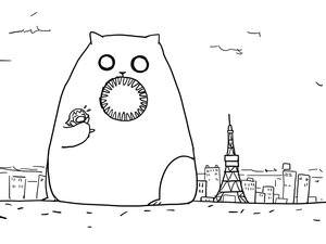 Rating: Safe Score: 0 Tags: animal cat city cityscape creepy eiffel_tower france giant monochrome outdoors paris sketch zlokot User: (automatic)nanodesu