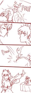 Rating: Questionable Score: 0 Tags: 1boy 4koma angry couple horns kiss kvaderate monochrome sketch strip tears User: (automatic)Anonymous
