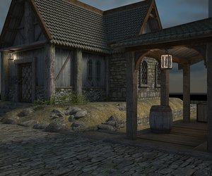 Rating: Safe Score: 0 Tags: 3d city house medieval night no_humans outdoors User: (automatic)Anonymous