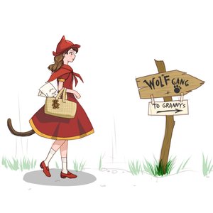 Rating: Safe Score: 0 Tags: animal_ears arrow basket brown_hair character_request dress hat hudozhnik-kun_(artist) little_red_riding_hood red_hat socks tagme tail toy traffic_sign walking User: (automatic)nanodesu