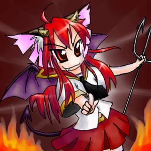 Rating: Safe Score: 0 Tags: ahoge animal_ears cat_ears chibi devil fang finger horns long_hair lowres /o/ oekaki pointing red_eyes red_hair school_uniform shirt simple_background skirt tail trident wings User: (automatic)nanodesu