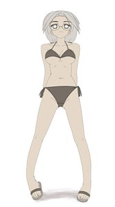 Rating: Questionable Score: 0 Tags: bikini breasts glasses iie-chan lolwoot_(artist) long_hair monochrome simple_background swimsuit twintails User: (automatic)nanodesu