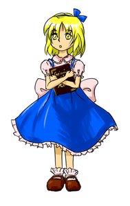 Rating: Safe Score: 0 Tags: alice_margatroid alice_margatroid_(young) blonde_hair book dress hair_ribbon ribbon short_hair simple_background sketch socks /to/ touhou yellow_eyes User: (automatic)nanodesu