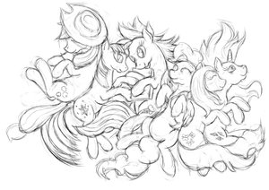 Rating: Safe Score: 0 Tags: animal applejack /bro/ fluttershy horns mare monochrome my_little_pony my_little_pony_friendship_is_magic no_humans party pegasus pinkamina_diane_pie pinkie pinkie_pie pony rainbow_dash rarity shipping simple_background sketch sleeping twilight_sparkle unicorn wings User: (automatic)Anonymous