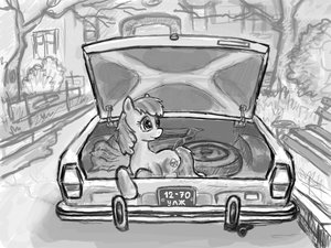 Rating: Safe Score: 0 Tags: animal bench /bro/ car crossover door has_child_posts mare monochrome my_little_pony my_little_pony_friendship_is_magic no_humans outdoors pony tree User: (automatic)Anonymous