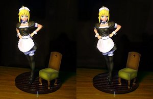 Rating: Safe Score: 0 Tags: ahoge apron blonde_hair dress fate/stay_night figure hands_on_hips maid maid_headdress maid_outfit photo saber stereogram thighhighs zettai_ryouiki User: (automatic)nanodesu