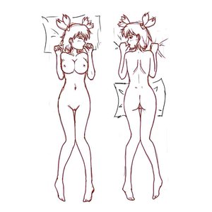 Rating: Explicit Score: 0 Tags: ass blush breasts closed_eyes dakimakura hudozhnik-kun_(artist) monochrome mouth_hold nipples nude pillow pussy sketch twintails unyl-chan User: (automatic)timewaitsfornoone