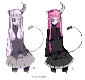 Rating: Safe Score: 0 Tags: :< alternate_costume earrings elf_ears eye_patch horns long_hair luxuria oxykoma_(artist) pantyhose pointy_ears purple_eyes purple_hair sketch skirt succubus tail tattoo vector User: (automatic)Willyfox