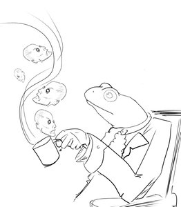 Rating: Safe Score: 0 Tags: bizarre cup frog frog_template monochrome possible_duplicate sketch User: (automatic)nanodesu