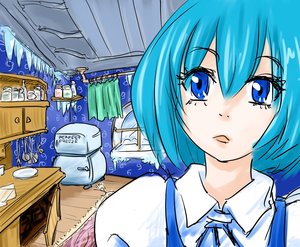 Rating: Safe Score: 0 Tags: blue_eyes blue_hair cirno house kitchen room short_hair touhou User: (automatic)nanodesu