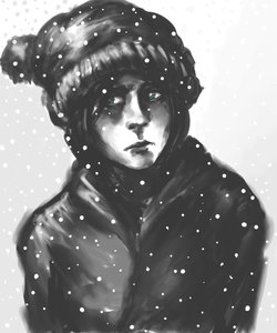 Rating: Safe Score: 0 Tags: /an/ hat monochrome realistic snow winter_clothes User: (automatic)nanodesu