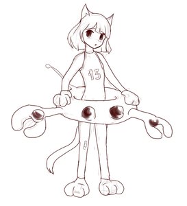 Rating: Safe Score: 0 Tags: animal_ears bandaid cat_ears character_request hudozhnik-kun_(artist) monochrome paws short_hair simple_background sketch tagme tail User: (automatic)nanodesu