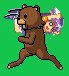 Rating: Safe Score: 0 Tags: 0_0 animal bear carrying iichantra lowres pedobear pixel_art running soh-chan tears User: (automatic)nanodesu