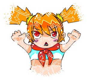 Rating: Safe Score: 0 Tags: blush chibi crop_top dvach-tan heart hypnosis necktie open_mouth orange_hair pioneer pioneer_tie red_eyes simple_background teeth top twintails User: (automatic)nanodesu