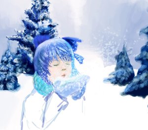 Rating: Safe Score: 0 Tags: blue_hair bow cirno closed_eyes short_hair sketch snow touhou tree winter User: (automatic)nanodesu