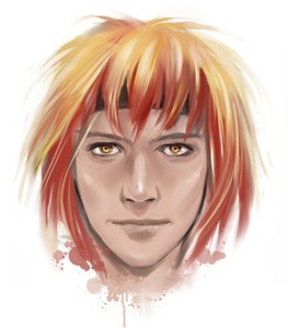Rating: Safe Score: 0 Tags: 1boy /an/ highres orange_eyes orange_hair realistic User: (automatic)Anonymous